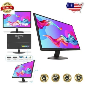 Vivid 22-Inch IPS Monitor 1080p with 75Hz Refresh and Space-Saving Speakers - Picture 1 of 8