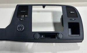 07 - 14 Silverado Sierra Center Dash Radio Climate Trim Black w/4x4 Control - Foto 1 di 4