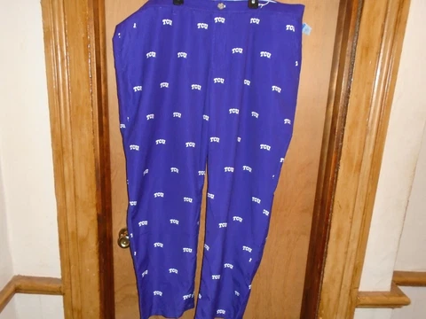 TCU Horned Frogs Ovation NCAA Men’s Game Changer Pants 44/30 NWOT Cover