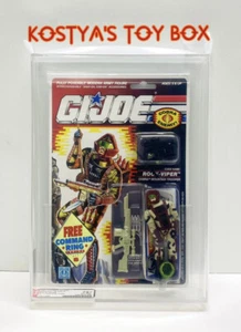 GI Joe Cobra ROCK-VIPER 1990 MOC AFA 75+ Modellino Hasbro Sigillato in fabbrica - Foto 1 di 8