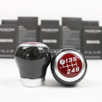 6S Carbon Fiber Gear Shift Knob For Subaru BRZ 2012-2023 For Toyota 86 2012-2023 - Изображение 1 из 4