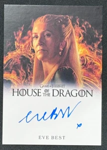 House of the Dragon Temporada 1 - Eva Best - Rhaenys Targaryen - Bleed Auto/Sig. - Imagen 1 de 2