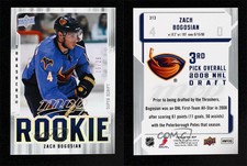 2008-09 Upper Deck MVP Super Script /25 Zach Bogosian #313 Rookie RC