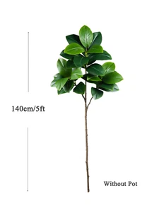 74-140Cm Large Artificial Ficus Tree Tropical Fig Tree Plants Real Touch Green M - Picture 1 of 12