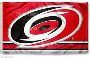 Carolina Hurricans Flag 3x5FT Large - Imagen 1 de 2