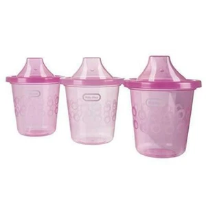 Little Tikes Toddler Spout Sippy 7oz Cups Spill Proof Mug 3 Pack Ages 12m+ Pink - Picture 1 of 4