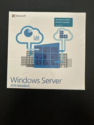 New Microsoft Windows Server 2019 Standard - New Sealed DVD Box - Image 1 of 2