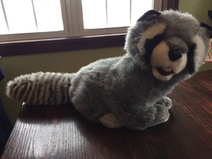 Raccoon by Yes Club Plush Stuffed Animal 1994 with Tag 12in. - Picture 1 of 9