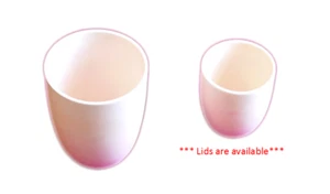High Form 30 ml Alumina (99.3%) Crucible with Lid - Picture 1 of 1