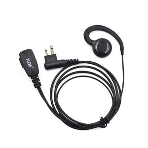 C-Ring Earpiece Headset Mic for Motorola BearCom BC10 BC90 BC95 BC120 BC130