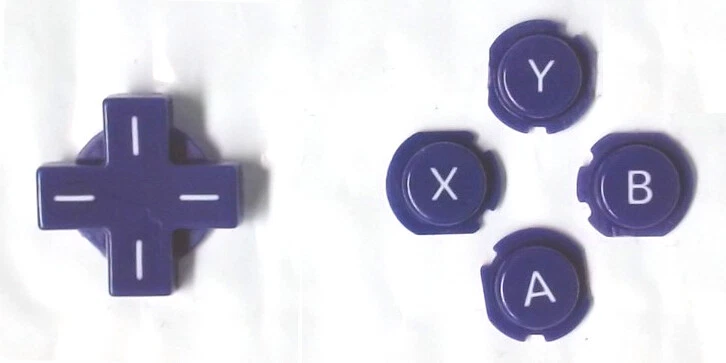 Original Pull ABXY D-pad Cross button set for the Nintendo 3DS - Image 1 of 1