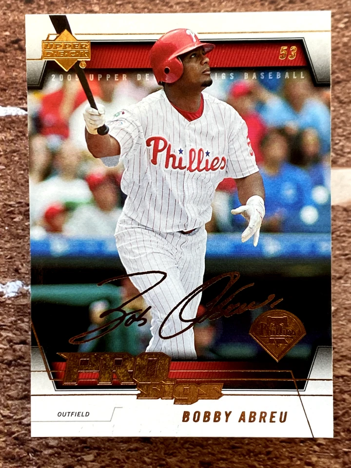 2005 Upper Deck Pro Sigs Bobby Abreu #67 - Image 1 of 2