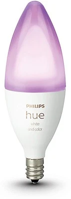 Bombilla candelabro Philips Hue blanco y color Foto 1 de 3