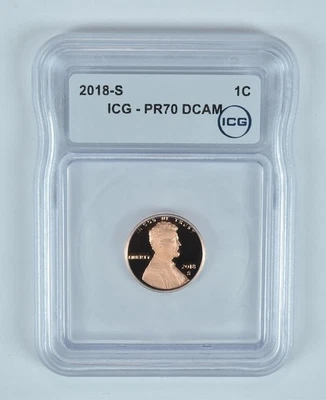 2018-S Lincoln Shield Cent PR70 DCAM ICG *9649 - Image 1 of 4