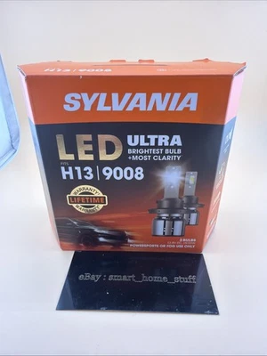 SYLVANIA H13 Ultra LED 2 Bulbs H13LEDHP.BX2 6000K BRAND NEW - Image 1 of 4