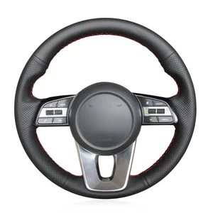 Artificial Leather Steering Wheel Cover for Kia K5 Sportage 4 Cerato Ceed Cee'd3 - Picture 1 of 14