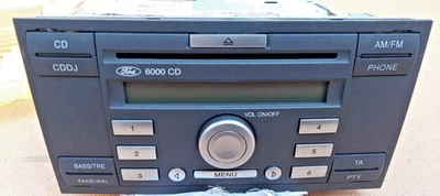 FORD FOCUS C-MAX RADIO CD Radio Player Head Unit 4M5T-18C815-AC. - Immagine 1 di 4