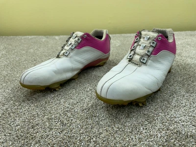 Footjoy Golf Shoes Women's White Pink DNA FJ Boa 94815 - Image 1 of 4