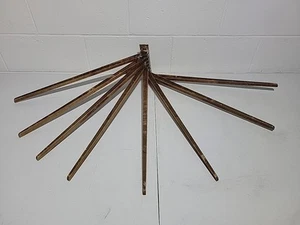 Vintage Ace Dryer Wood Wall Mounted Folding Clothes Dryer Towel Rack Eight Arms - Picture 1 of 5