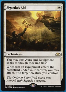 Sigarda's Aid Eldritch Moon NM White Rare MAGIC MTG CARD (ID# 504247) ABUGames - Picture 1 of 2