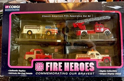 CORGI FIRE HEROES Classic American Fire Apparatus Set #4 - NIB (CSFH13004) - Image 1 of 4