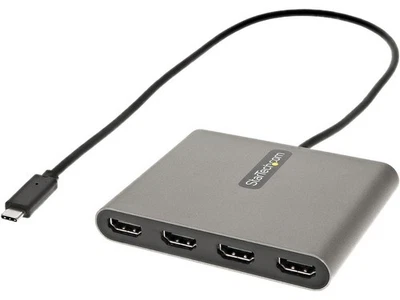 USB C to 4 HDMI Adapter, External Video & Graphics Card, USB Type-C to Quad HDMI - Image 1 of 3