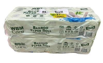 WBM Care Bamboo Paper Roll - 20 Pcs