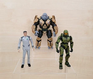 Halo Action Figure Bundle Job Lot Master Chief Brute Captain Jacob Keyes - Picture 1 of 12