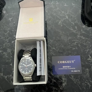 Corgeut Railmaster Homage 41mm Blue Dial Automatic Watch – Excellent Condition! - Picture 1 of 7