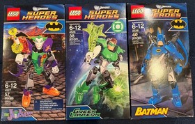 LOT OF 3 LEGO DC  Batman  4526 (open)  & The Joker 4527 NIB & Green Lantern 4528