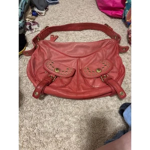 Marc Jacob’s ombré pink rose  hobo satchel studs please read description moto - Picture 1 of 10