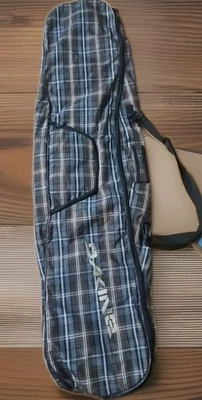 Bolsa de snowboard Dakine Freestyle 157 cm azul a cuadros/gris/negro asa correa bolsillo Foto 1 de 4