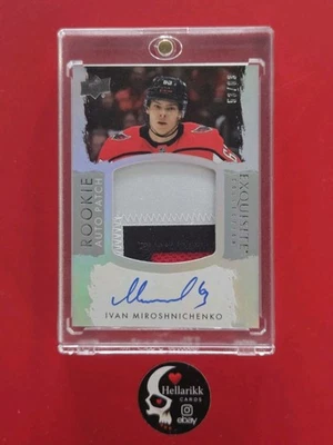 2023-24 Ivan Miroshnichenko /63 Exquisite Rookie Patch Auto Capitals #EC-IM - Image 1 of 2