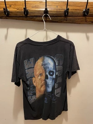 Stone Cold Austin 3:16 WWF WWE Camiseta Juvenil XL Se Ajusta a Hombres Agujeros Medianos En Camisa Foto 1 de 4