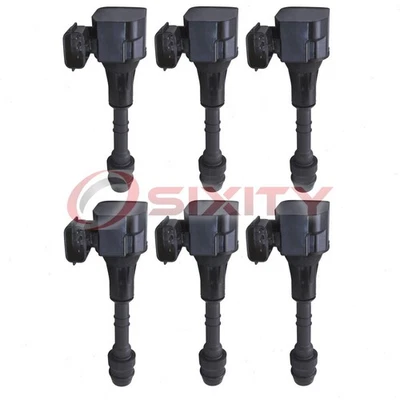 6 pc Hitachi Ignition Coils for 2005-2019 Nissan Frontier 4.0L V6 Spark Plug zt - Image 1 of 4