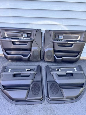 2013-2018 dodge ram 1500 2500 Black Limited crew cab door panels Set Of 4 - Image 1 of 4