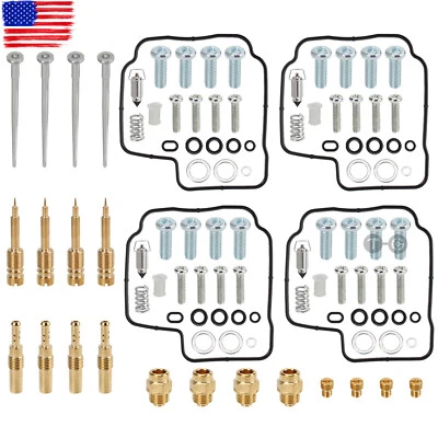 CARBURETOR GASKETS REBUILD KIT FOR HONDA CBR600F CBR600 HURRICANE 600 1987-1989 - Image 1 of 4