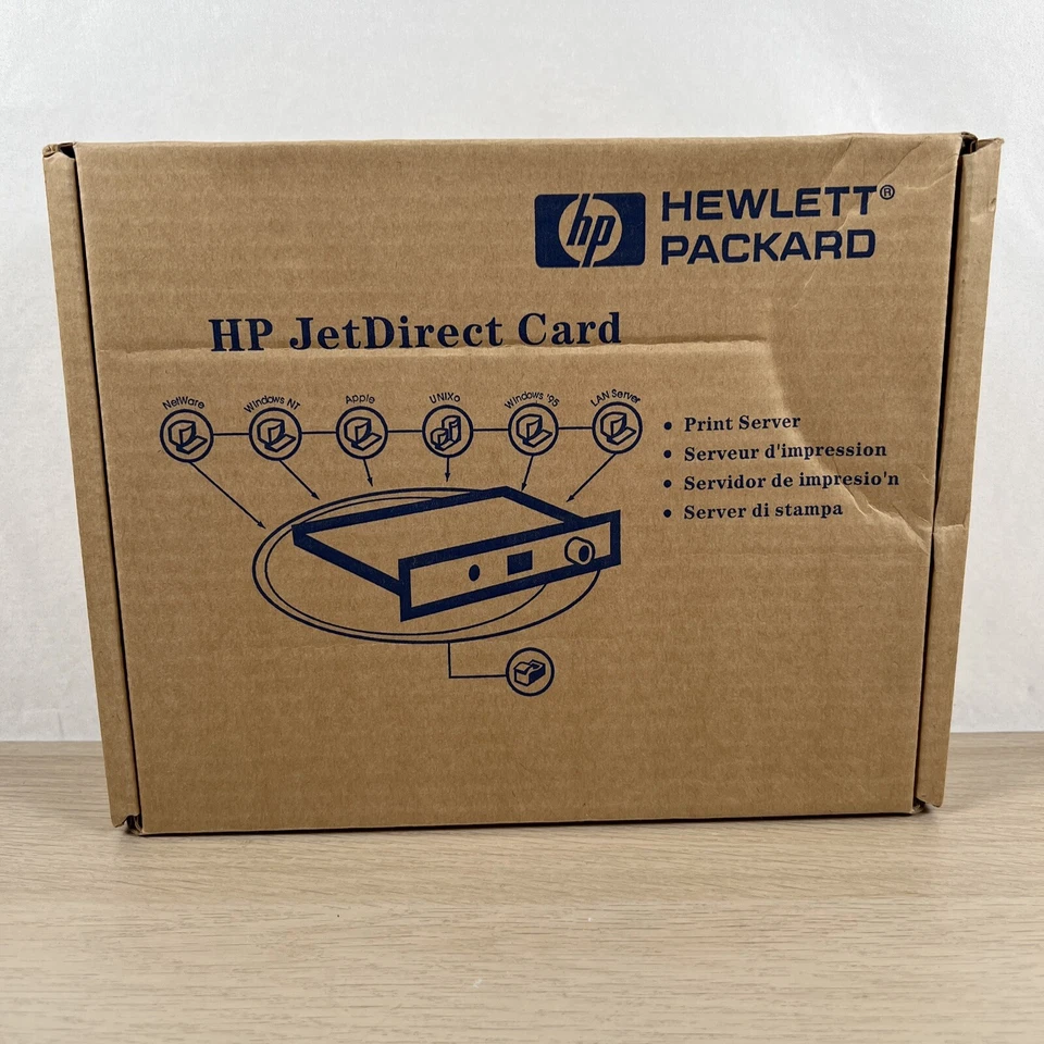 HP HEWLETT PACKARD JETDIRECT CARD 10/100 BASE-TX J2556B New - Image 1 of 4