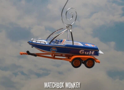 Gulf Oil Waterski Wakebord Boat Christmas Ornament Mastercraft Moomba Supra Ski - Image 1 of 4