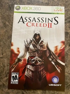 ASSASSINS CREED II 2 - XBOX 360 - INSTRUCTION MANUAL ONLY - Picture 1 of 1