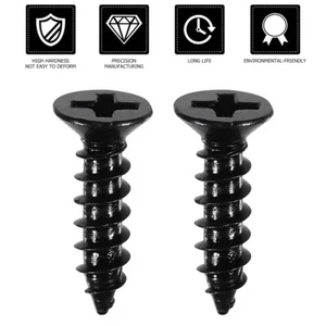 100 pcs Drywall Nail Wallboard Screw timber screws Black Door Hinge - Picture 1 of 12