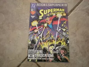 Action Comics #690 (Serie 1938) DC Comics "Reign of the Supermen" Sehr guter Zustand/NM - Bild 1 von 1