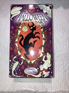 The Halloween Tarot Deck w/ Guidebook by Kipling West 78 Cards Sealed / New  - Picture 1 of 9