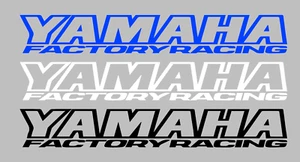 YAMAHA STICKER SMALL - FACTORY RACING - MADE IN AUSTRALIA - Picture 1 of 7