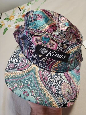 Sample Zephyr Los Angeles LA KINGS The Z 5 panel Paisley Hat 1/1  - Image 1 of 4