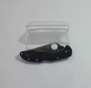 NEW Unused Numbered C11PSBK SPYDERCO Delica 4 Folding Knife - Picture 1 of 9