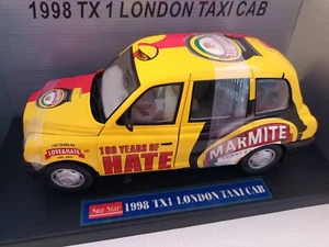 TX 1 London Taxi Cab 1998 - Marmite - 1:18 Sun Star 1122 / Lackfehler - Bild 1 von 4