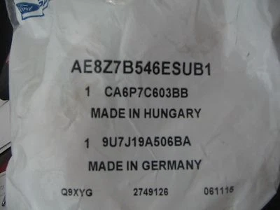 2011 Ford Fiesta transmissão embreagem cilindro escravo rolamento de liberação fabricante de equipamento original novo - Imagem 1 de 2