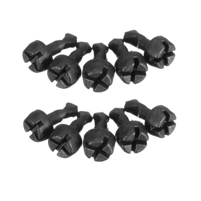 10 Pcs Engine Appearance Cover-Upper Cover Clip Pins Black N90642001 N90-642-001 Foto 1 de 4