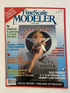 FineScale Modeler Magazin - Vintage Jun, 1988 super Zustand - Testa-Roadster - Bild 1 von 6
